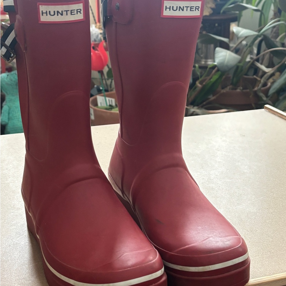 Hunter Classic Red Waterproof Boots